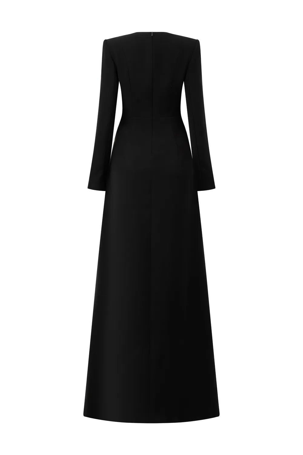 Orchid Crystal-Embellished Floor Length Dress